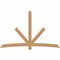 Ekena Millwork Alberta Timber Gable Bracket, Western Red Cedar, 108"W x 68"H x 3 1/2"D x 5 1/2"F, 15/12 Pitch GBW108X68X0406ALB00SWR - alternate 1